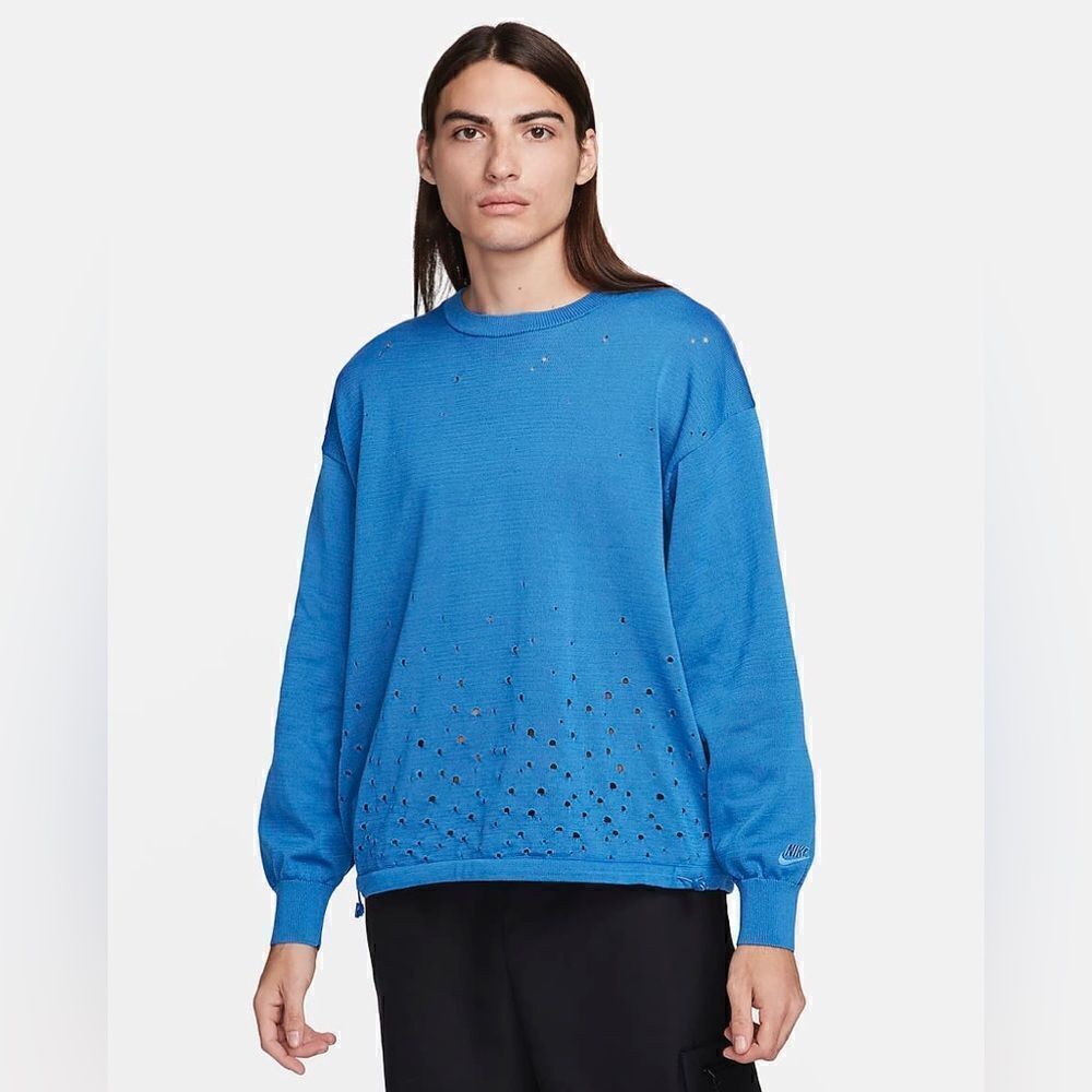Nike Sportswear Tech Pack Men Long-Sleeve Sweater Blue